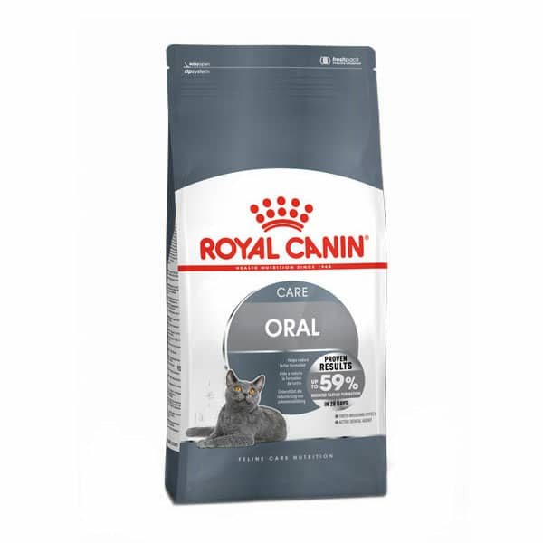 غذای اورال رویال کنین مخصوص سلامت دهان و دندان گربه (1/5 کیلوگرم)   Royal canin ORAL CARE
