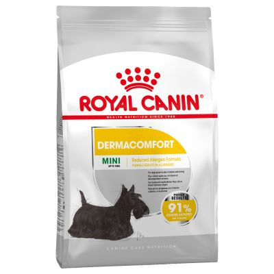 خشک سگ مینی درماکامفورت با پوست و موی حساس رویال کنین (Royal Canin Mini Dermacomfort) وزن 3 کیلوگرم