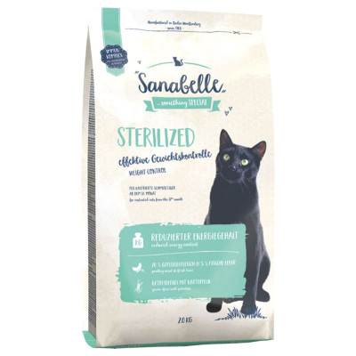 غذای خشک گربه سانابل مدل Sterilized وزن 2 کیلوگرم