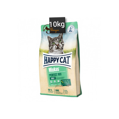 غذای خشک گربه هپی کت مدل مینکاس | Minkas Mix وزن 10 کیلوگرم ا Happy Cat Minkas Mix