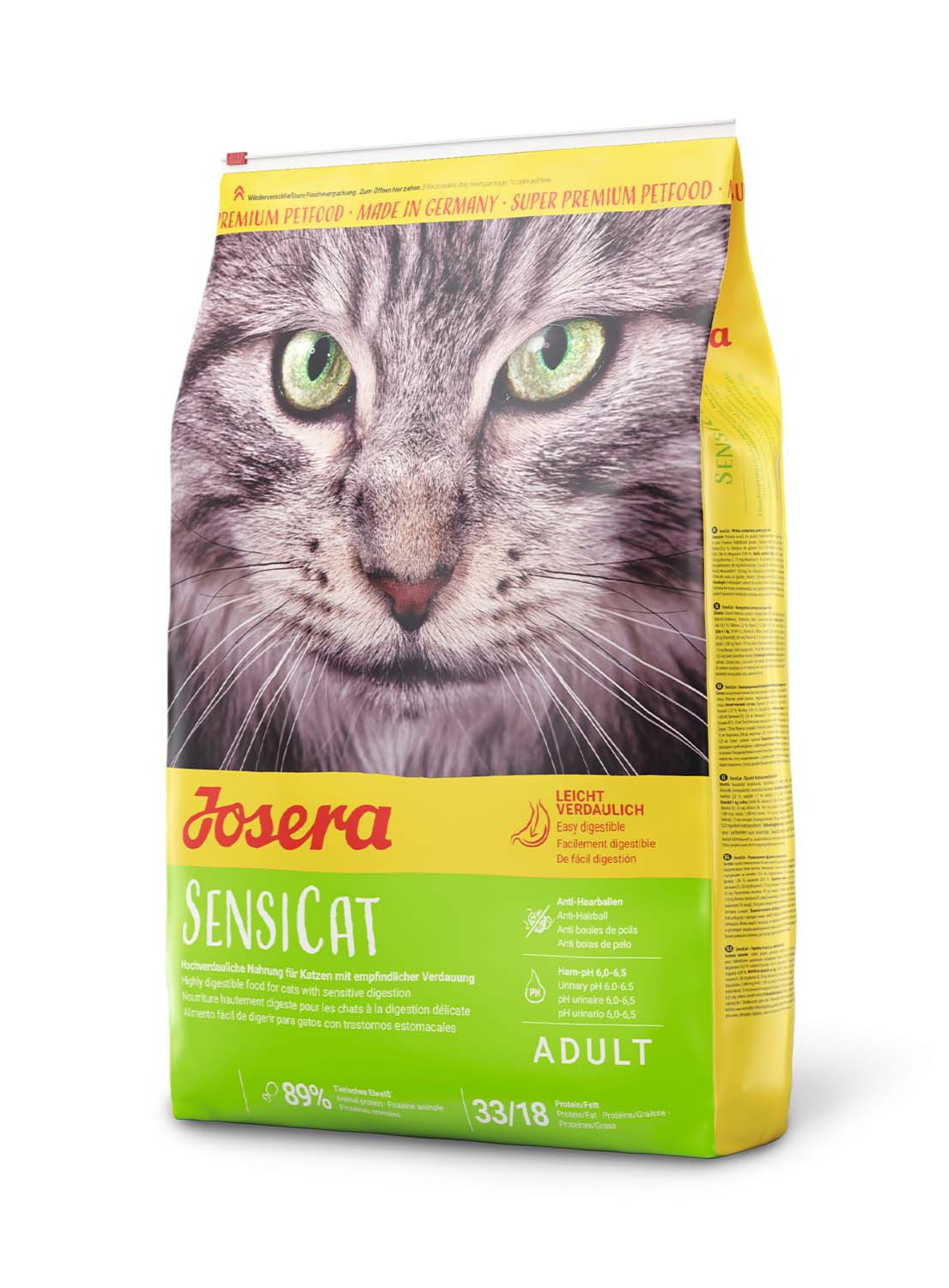 غذای خشک گربه جوسرا سنسی کت Josera Sensicat وزن ۲ کیلوگرم