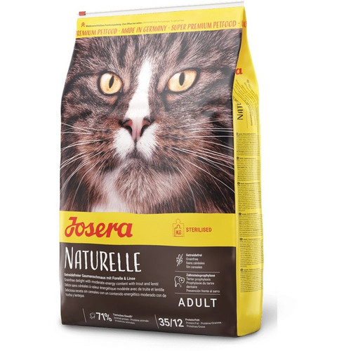 غذای خشک گربه عقیم شده جوسرا سوپر پرمیوم مدل نیچرله ۱۰ کیلوگرم Josera Naturelle