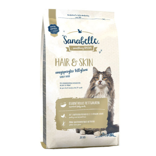 غذای خشک گربه سانابل مدل Hair and Skin ا Sanabelle Hair & Skin Dry Food For Cat