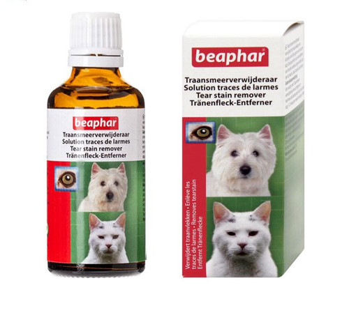 قطره نظافت دور چشم سگ و گربه بیفار Beaphar Tear stain Remover