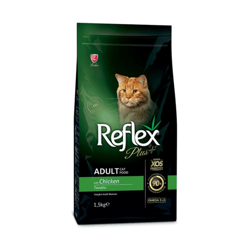 غذای خشک گربه رفلکس پلاس باطعم مرغ 1.5 کیلوگرم ا Reflex Plus Adult Dry Food With Chicken 1.5kg