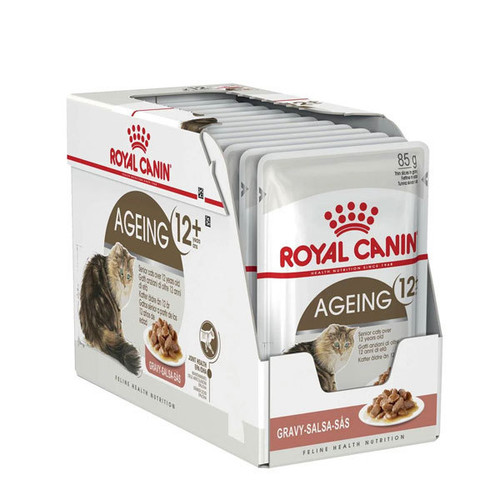 پوچ گربه سن بالا رویال کنین 85 گرم ا Royal Canin Ageing +12 pouch